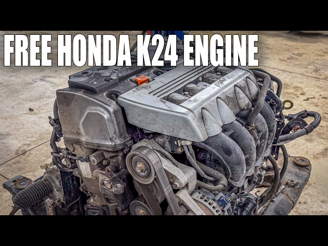 I Tore Apart A FREE Acura for the K24 Engine