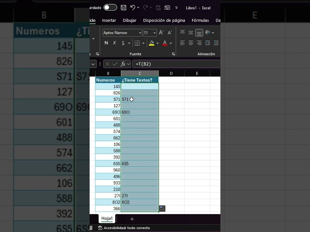 How to know if numbers in Excel contain text? Use the T function, do you know it? BDC