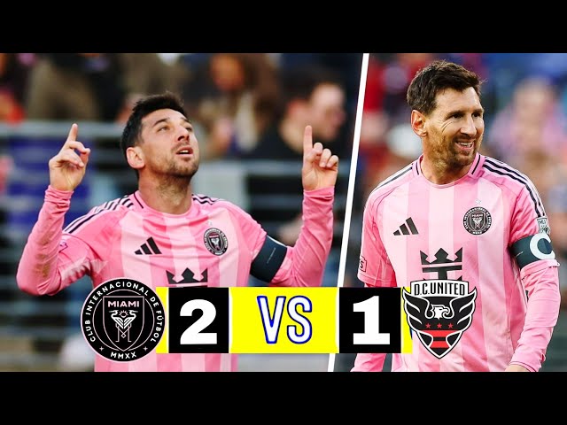 Inter Miami vs D.C United | Extended Highlights And Goals 