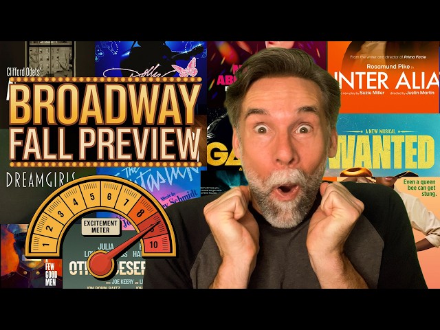 2026 Fall Broadway Preview! Which shows am I most excited about?