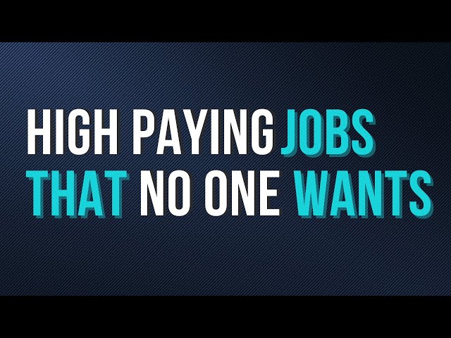 High Paying Jobs No One Wants #Shorts