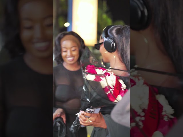 Phina TZ Grand arrival At JKIA airport for Claudia Naisabwa's 24th Birthday