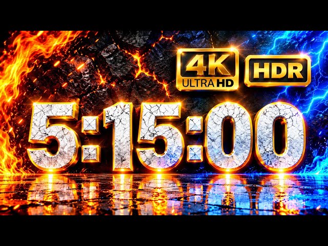 5Hour 15 Minute Timer ⏳ with Alarm - 315 Minutes