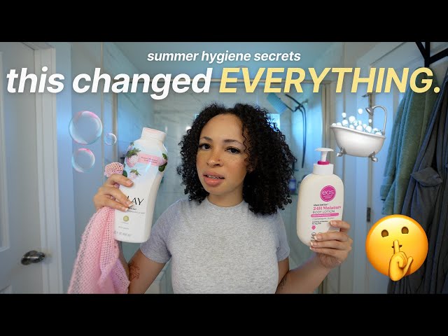 summer hygiene tips that CHANGED my life | how to smell good ALL day (yes even in this heat)