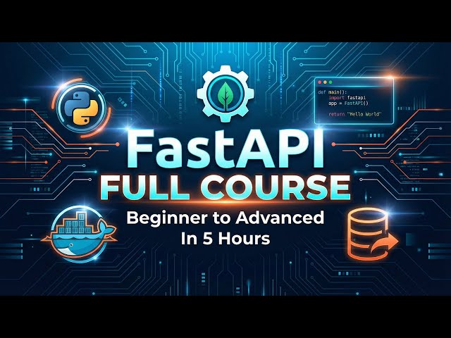 Complete FastAPI in 5 Hours — Full CRUD, MySQL Database, Auth & Docker (Beginner to Advanced)