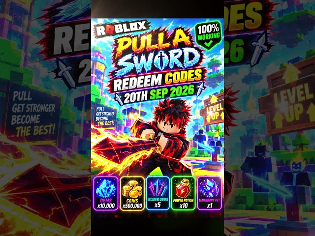 Roblox Pull a Sword Codes | NEW Pull a Sword Redeem Codes