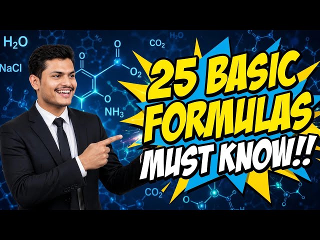 25 basic chemical formulas you must know 💬
