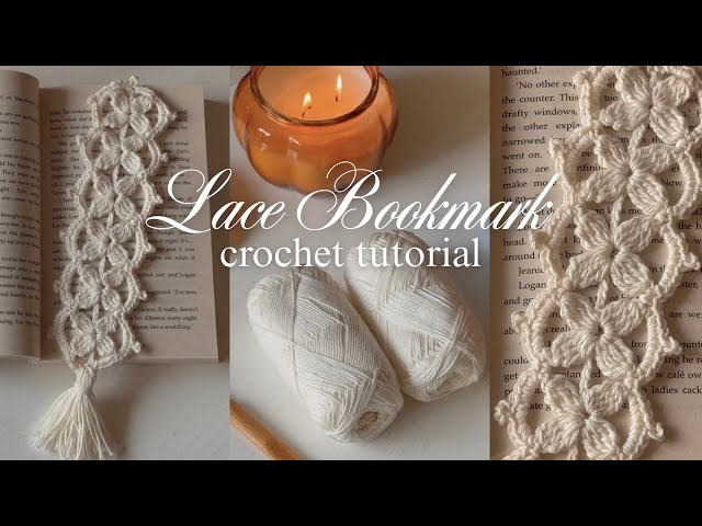 Crochet Lace Bookmark Tutorial πβΉββ‘