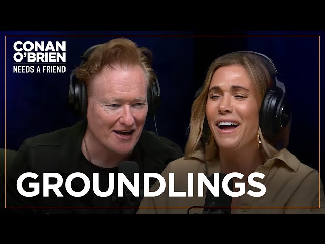 Kristen Wiig's Odd Jobs While Performing With The Groundlings | Conan O'Brien Needs A Friend