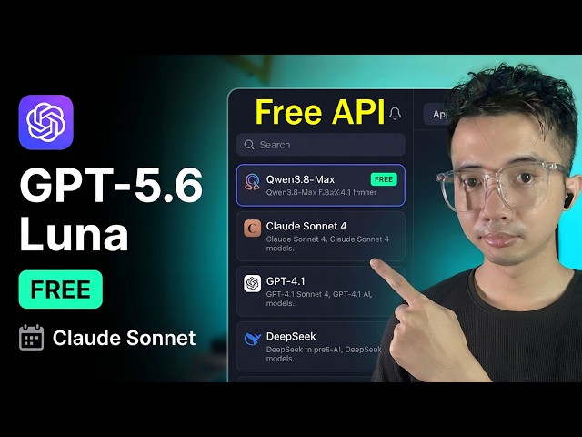 Claude Code Alternative Get Free API with 1 Million Daily Tokens FREE | Free GPT-5.6 Luna GLM 5.3
