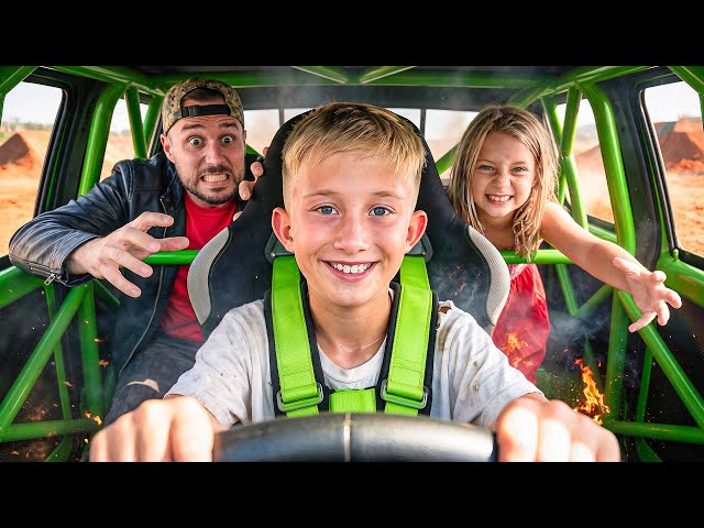 Levi & Ivy Did EVERY Monster Truck Challenge!