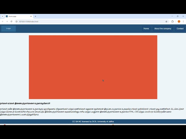 Beginner Web Development Project | HTML & CSS