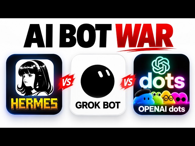 GrokBot vs Dots vs Hermes Agent