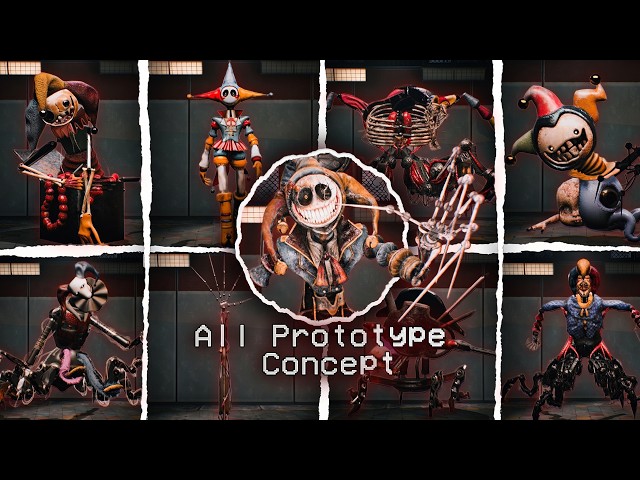 FULL PROTOTYPE ARCHIVE: All Concepts, Voices & Scenes Poppy Playtime : Chapter 1-5
