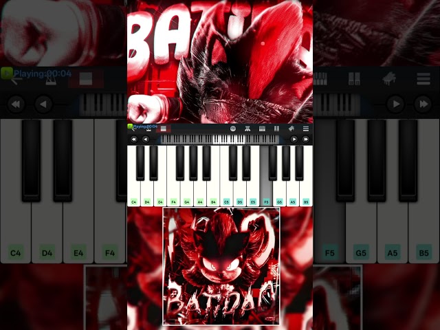 NO BATIDÃO Song | ZXKAI and slxughter | Easy Piano Tutorial
