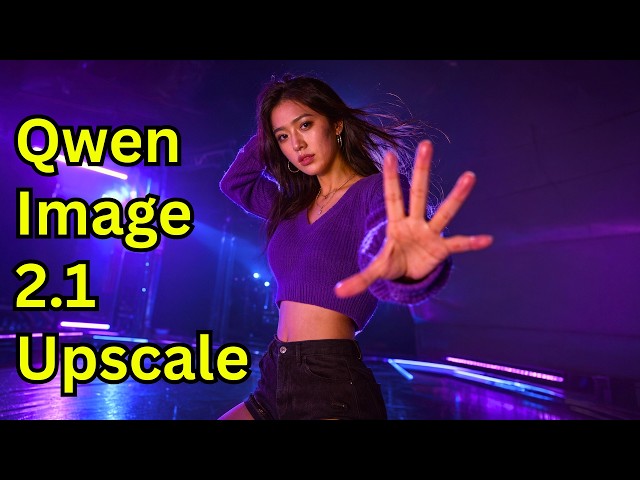 Qwen Image 2.1 Upscale To 4K Without Upscaler Models