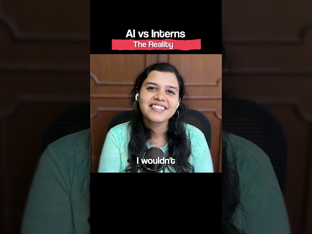AI Is Easier Than Hiring Interns Now! #ai #futureskills #learningwithai#shorts#podcast