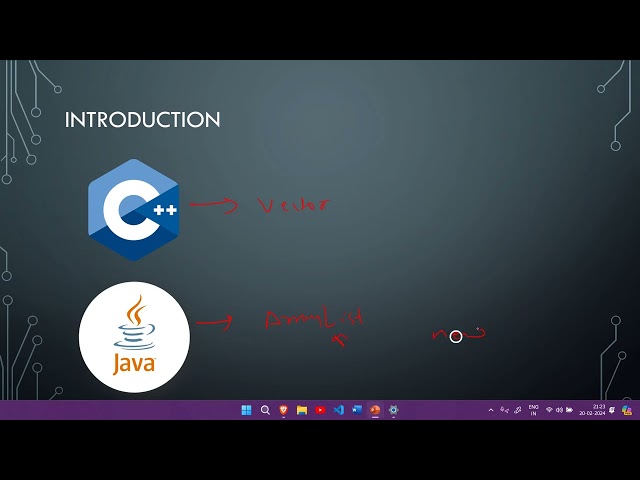 Session 24: Vectors Introduction in C++ (DSA)