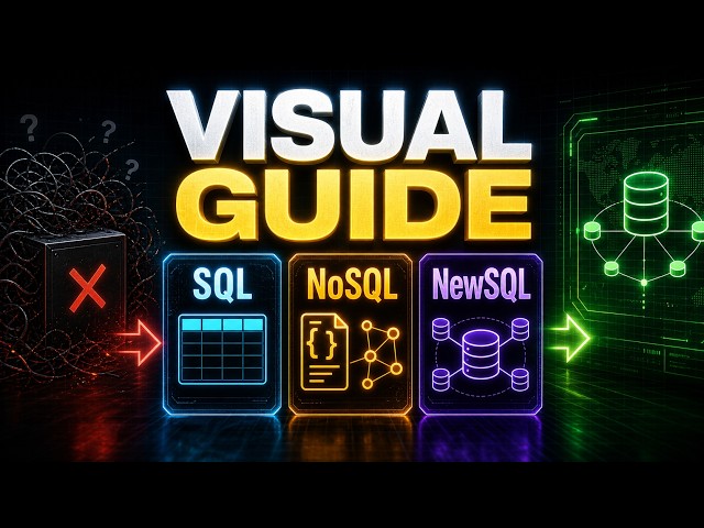 SQL vs NoSQL vs NewSQL, Finally Explained Visually