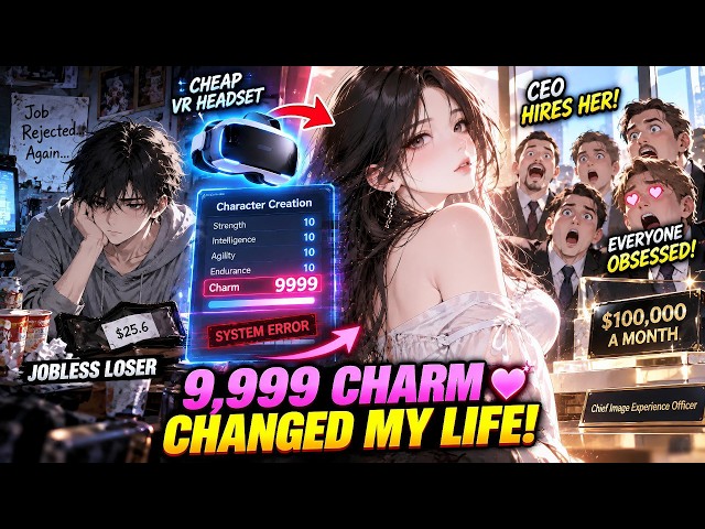 【FULL】He Bought a Cheap VR Headset—Then One Glitch Turned Him Into a 9,999-Charm Beauty!