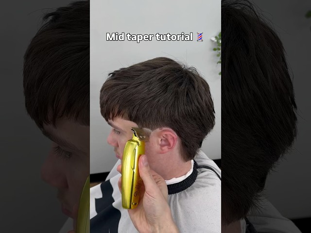 Flawless MID TAPER FADE Barber Tutorial 💈✨ STEP BY STEP w/ ASMR Sounds!! 🎵
