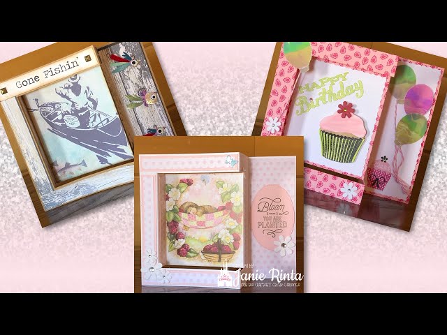 Inverted Z Fold Card / Fun Fold Shadowbox Card