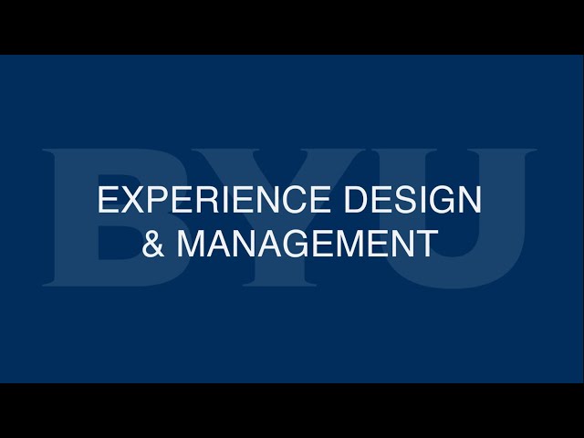 Experience Design and Management Major Snippets
