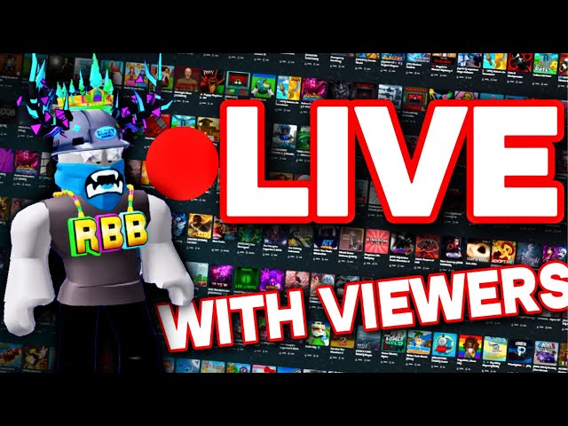 🔴 Roblox LIVE With VIEWERS - Chat Picks The Game