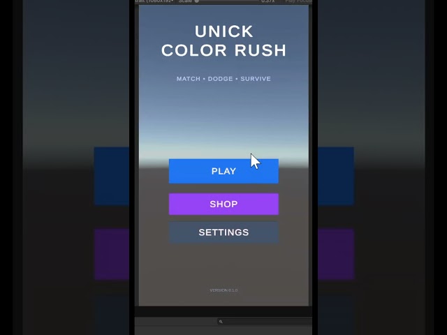 Game UI Upgrade in Unity 6 🔥 #shorts
