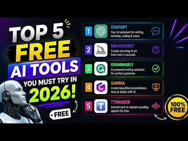 Top 5 Free AI tools