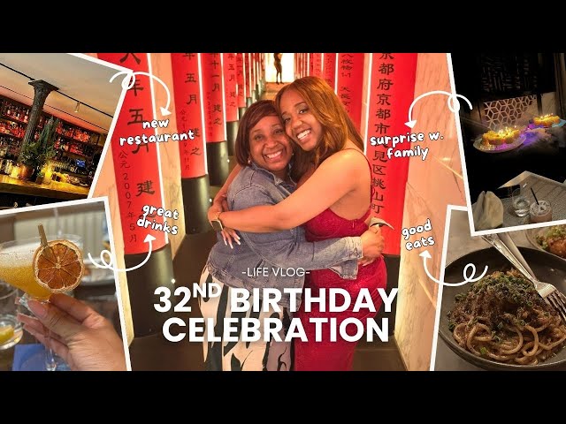 Turning 32 in NYC: Good Eats, Big Laughs & a Family Surprise | a very late birthday vlog
