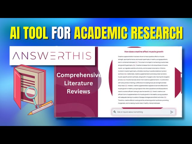 Written Literature Review | AI Tool For Academic Research