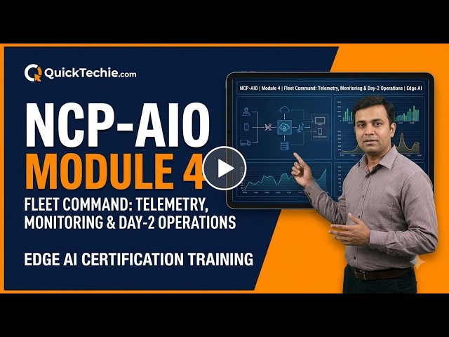 NCP-AIO | Module 4 | NVIDIA Fleet Command: Telemetry, Monitoring & Day-2 Operations | Edge AI