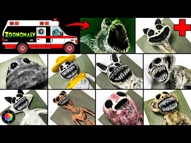 OPERATING ALL ZOONOMALY #2! 🌳⚠️ (Monster Fish, Zookeeper, Smile Cat and) Clay | PlastiVerse