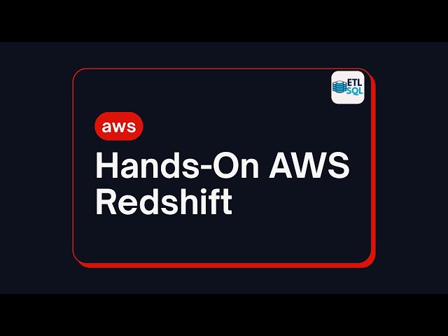 Amazon Redshift for Beginners: Hands-On Guide to Get Started [Part 2] #aws #redshift