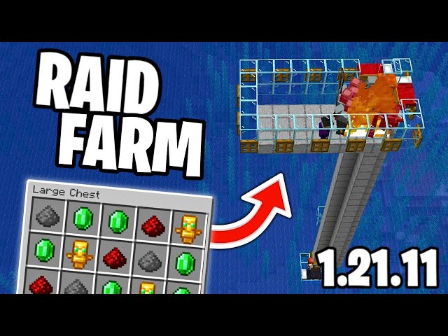 Easy Raid Farm Tutorial! Minecraft Java 1.21.11