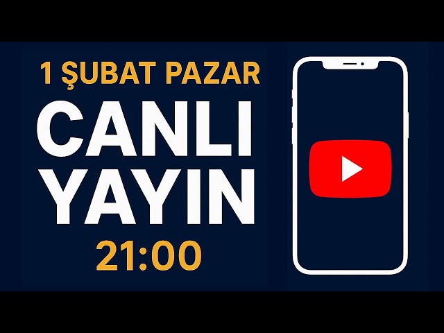 1 Şubat 2026 Pazar Canlı Yayın