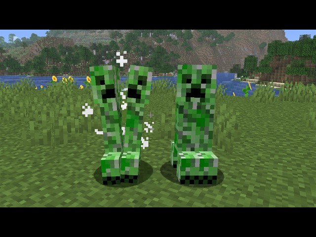 Minecraft, But Every Mob Splits Like A Slime