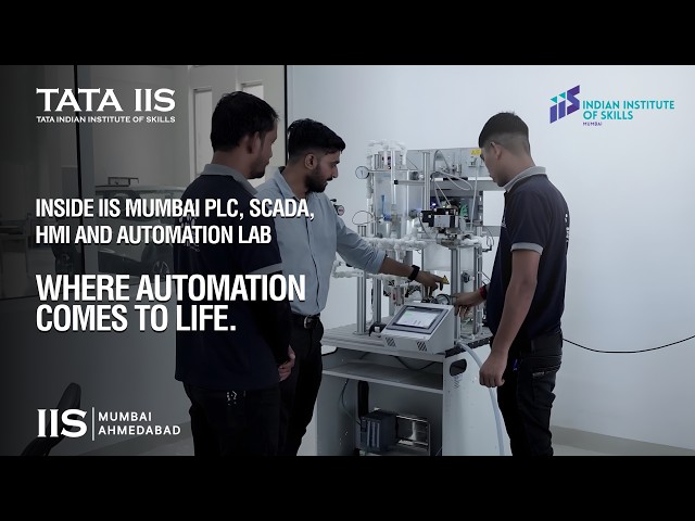 Inside IIS Mumbai PLC, SCADA, HMI and Automation Lab | Where automation comes to life. #plc