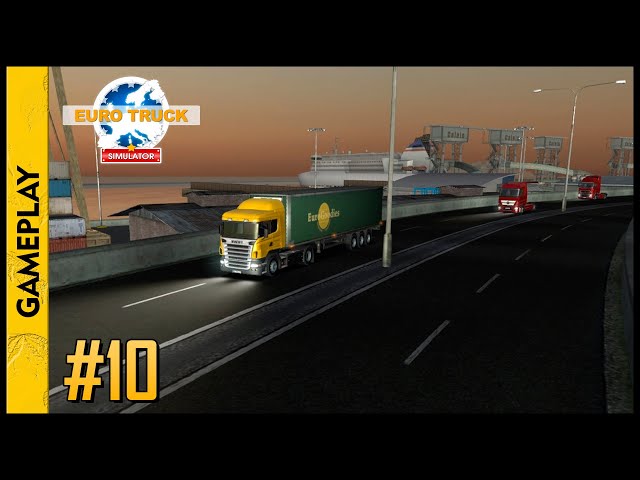 EURO TRUCK Simulator (Newcastle - ENG x London - ENG x Paris - FRA)(Gameplay) #10