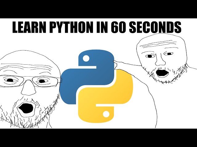 Learn PYTHON in 60 SECONDS