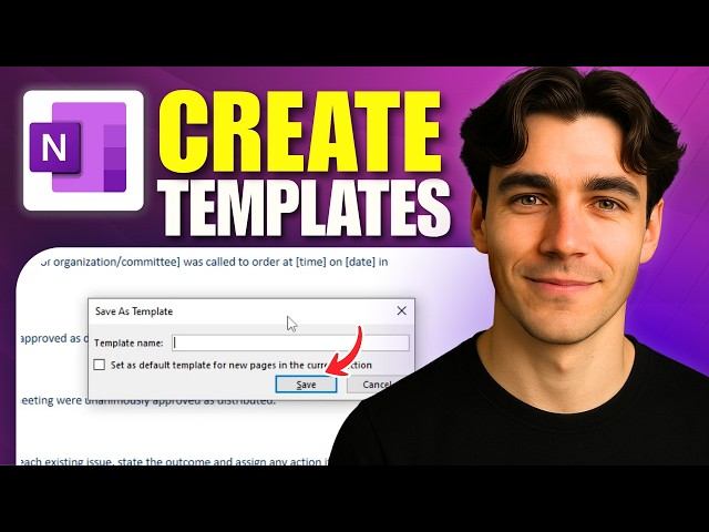 How To Create A Template In OneNote And Add OneNote Templates To Pages (Tutorial 2026)