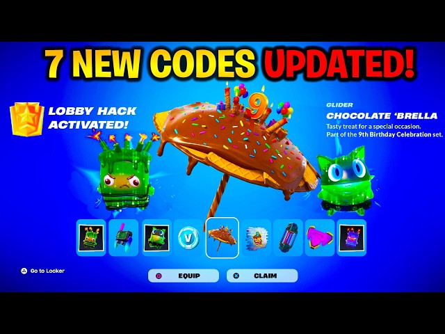 7 NEW CODES in BIRTHDAY UPDATE TODAY! Fortnite Cheats Code in Admin Panel Lobby Hack Sprite Free