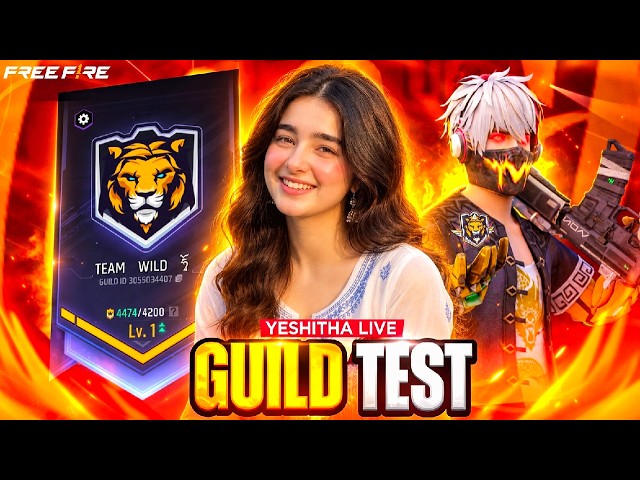 👑 TELUGU GIRL GUILD TEST 🔥 | BEST PLAYERS KI ENTRY ❤️