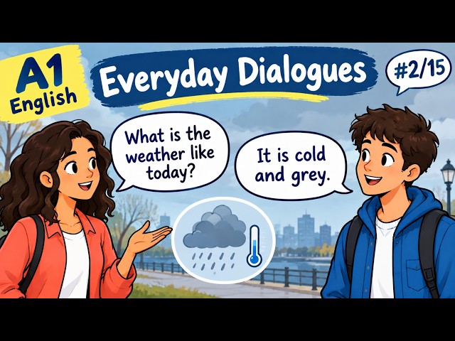 15 Days Slow Dialogues for Beginners. Day 2 - A1 English