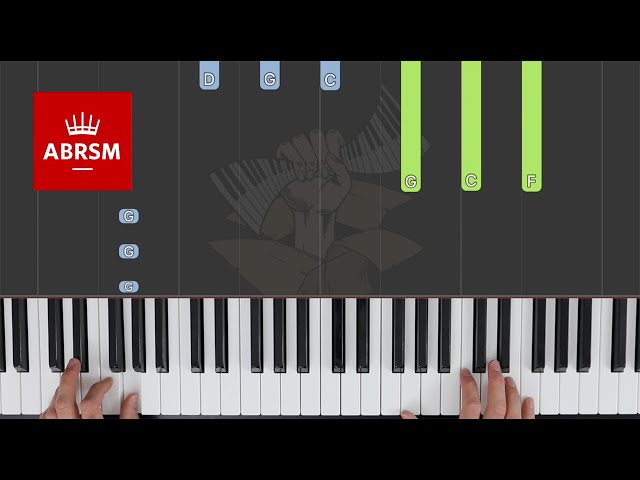 Inter-City Stomp / ABRSM Piano Grade 2 2021 & 2022, C:3 / Synthesia Piano tutorial