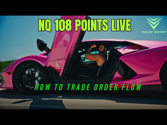 How To Daytrade NY Open With NQ(Order Flow) +108 points