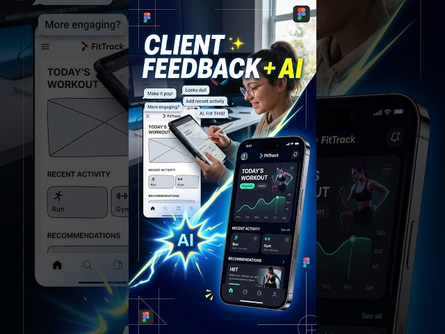 Client Changes + AI 🤖 | UI/UX Designer Kaise Kaam Karta Hai?  #figma #uidesign #aidesign