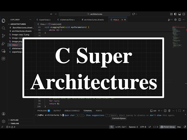 Firmware Engineering C Fundamentals | Superloops vs. Statemachines vs. RTOS