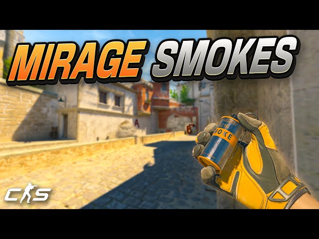 11 MUST KNOW Smokes For Mirage (2025) | CS2 Mirage Smokes Guide